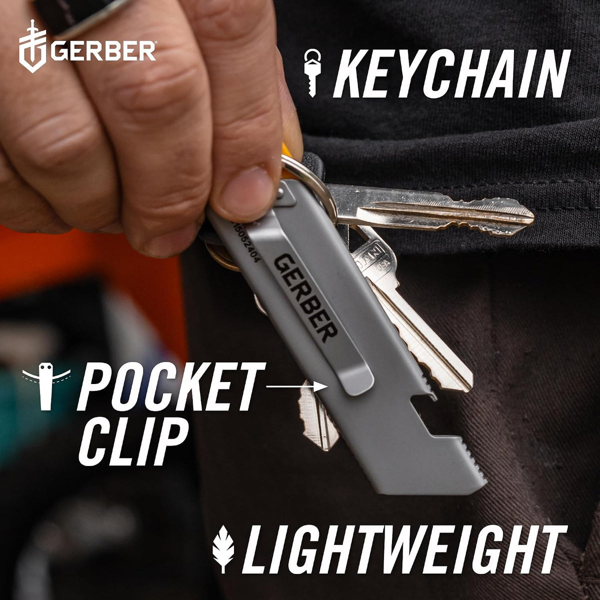 Gear EAB Lite Pocket Razor Knife with Money Clip - EDC Gear Folding Stainless Steel Utility Knife with Box Cutter Blade for Everyday Carry
