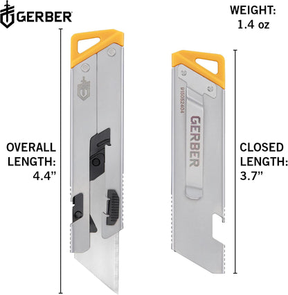 Gear EAB Lite Pocket Razor Knife with Money Clip - EDC Gear Folding Stainless Steel Utility Knife with Box Cutter Blade for Everyday Carry