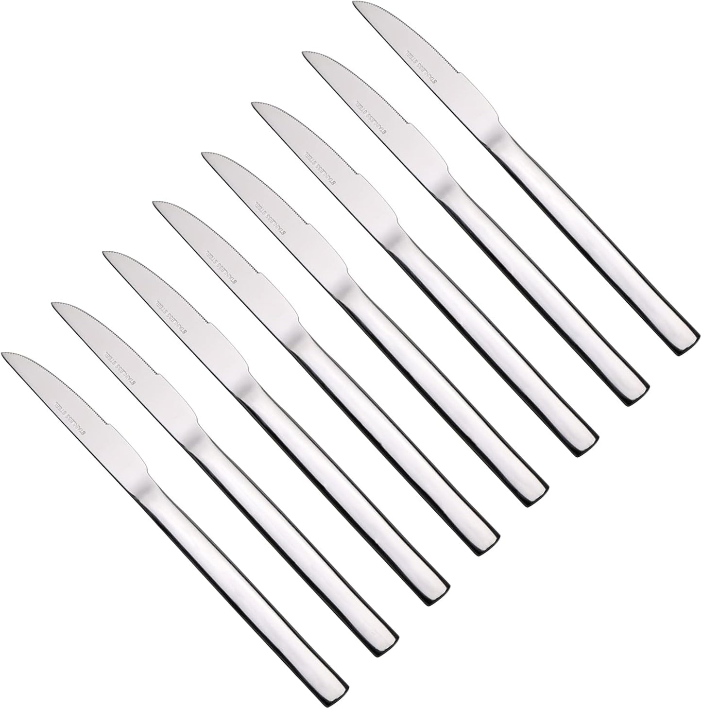 Stainless Steel Steak Knife/Dinner Knife, Set of 8