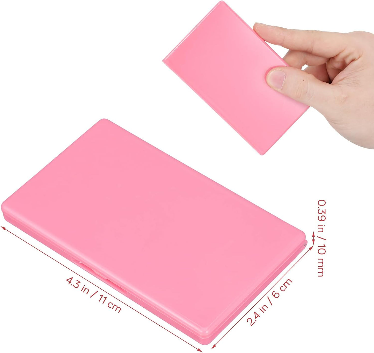 Magnetic Needles Case: 4.3' Portable Hand Sewing Needle Case Pin Holder for Home & Travel - Small Magnetic Box for Knife Blades, Pins, Cross Stitch Supplies Organizer