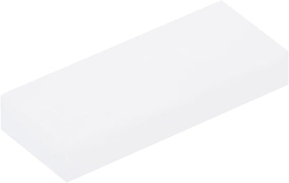 Corundum Ceramic Rod Solid Square Alumina 5x5x100mm Sharpening for Knives Scissors, Cream