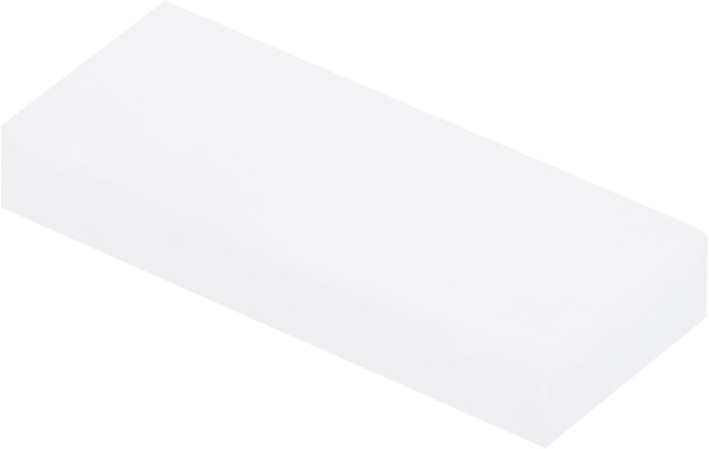 Corundum Ceramic Rod Solid Square Alumina 5x5x100mm Sharpening for Knives Scissors, Cream