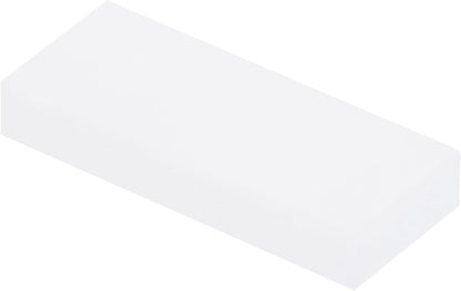 Corundum Ceramic Rod Solid Square Alumina 5x5x100mm Sharpening for Knives Scissors, Cream