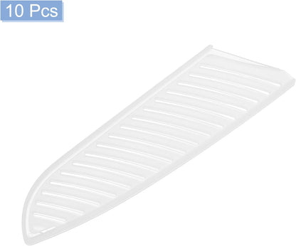 10Pcs Knife Cover Sleeves Blade Edge Guards for 7" Santoku Knife Protector Universal Knife Sheath for Kitchen, White
