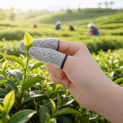Finger Covers for Cuts, 30 Pcs Reusable Non Slip Finger Cots Breathable Finger Tips Protector Thumb Guard for Kitchen Garden Work Sculpture