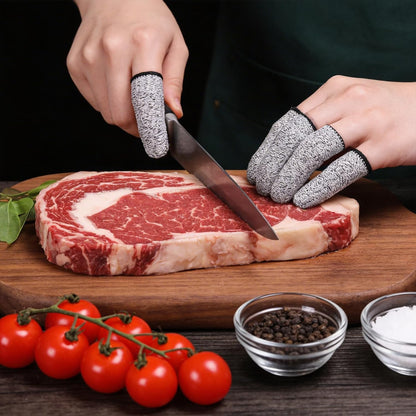 Finger Covers for Cuts, 30 Pcs Reusable Non Slip Finger Cots Breathable Finger Tips Protector Thumb Guard for Kitchen Garden Work Sculpture