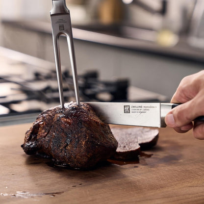 Professional S 5-inch Razor-Sharp German Serrated Utility Knife, Made in Company-Owned German Factory with Special Formula Steel perfected for almost 300 Years, Dishwasher Safe