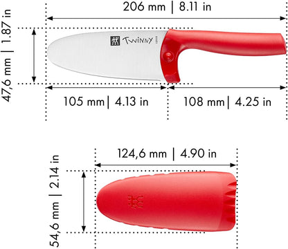 Professional S 5-inch Razor-Sharp German Serrated Utility Knife, Made in Company-Owned German Factory with Special Formula Steel perfected for almost 300 Years, Dishwasher Safe