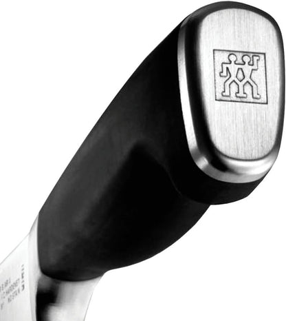 Professional S 5-inch Razor-Sharp German Serrated Utility Knife, Made in Company-Owned German Factory with Special Formula Steel perfected for almost 300 Years, Dishwasher Safe