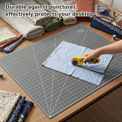 12" x 18" Art Self Healing PVC Cutting Mat, Double Sided, Gridded Rotary Cutting Board for Craft, Fabric, Quilting, Sewing, Scrapbooking Project……