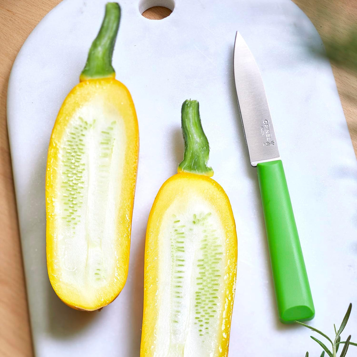 Les Essentials+ No. 312 Paring Knife, Corrosion Resistant + Dishwasher Safe, Made in France, Blue