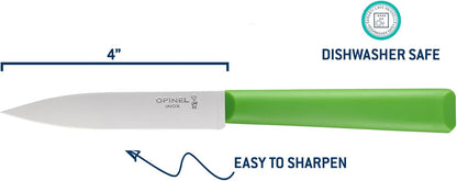 Les Essentials+ No. 312 Paring Knife, Corrosion Resistant + Dishwasher Safe, Made in France, Blue