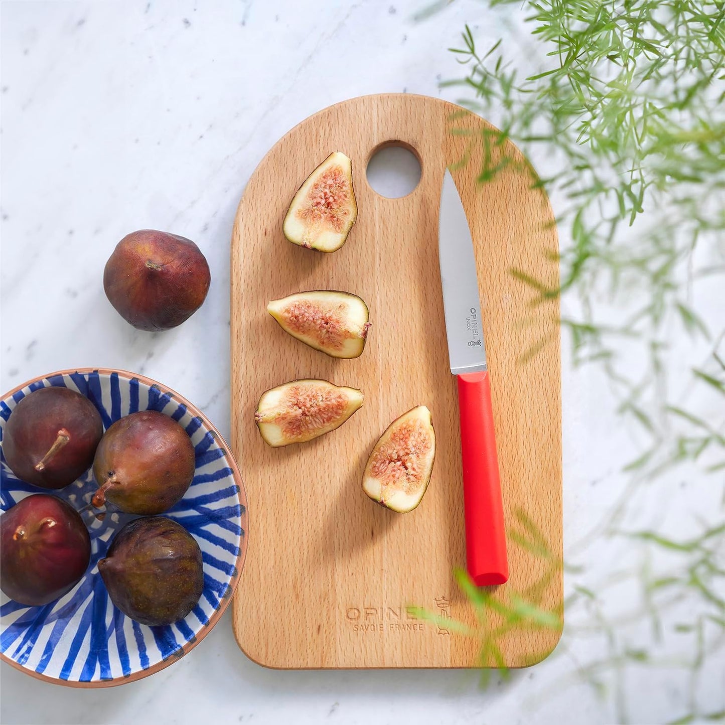 Les Essentials+ No. 312 Paring Knife, Corrosion Resistant + Dishwasher Safe, Made in France, Blue