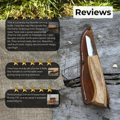 Sharky Detail Wood Carving Knife Blade 1.97 In (5 cm)