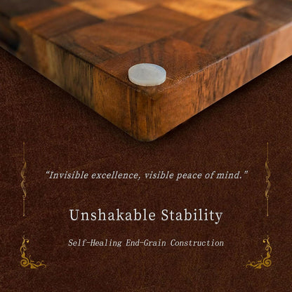 Wood Cutting Board for Kitchen,Walnut Chopping Board with Gift Box,Butcher Block Cutting Board with Juice Grooves & Handles,15.8"x11"x1"