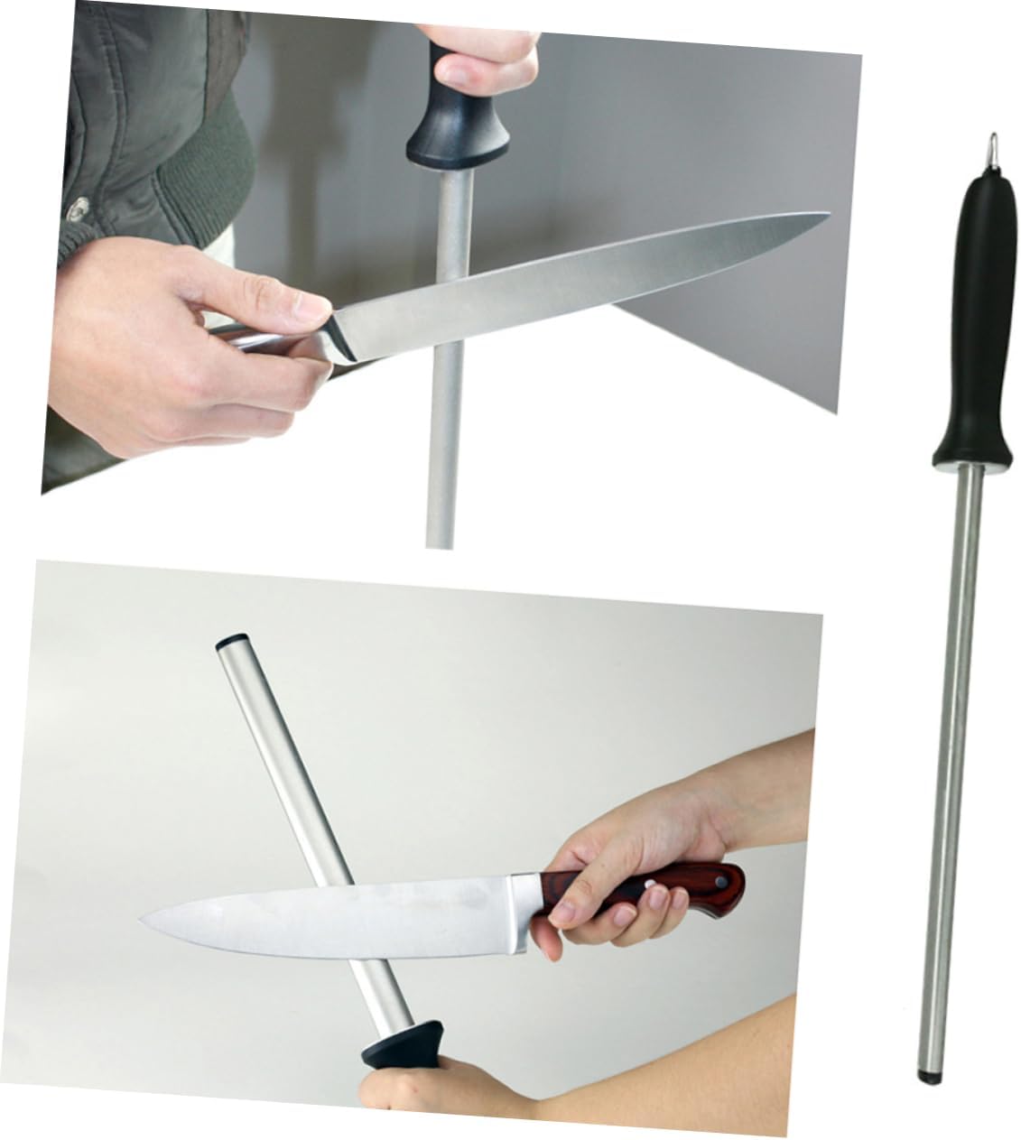 Sharpening Stick Diamond Carbon Steel for Kitchen Knives Swords Honing Rod Blade Sharpener