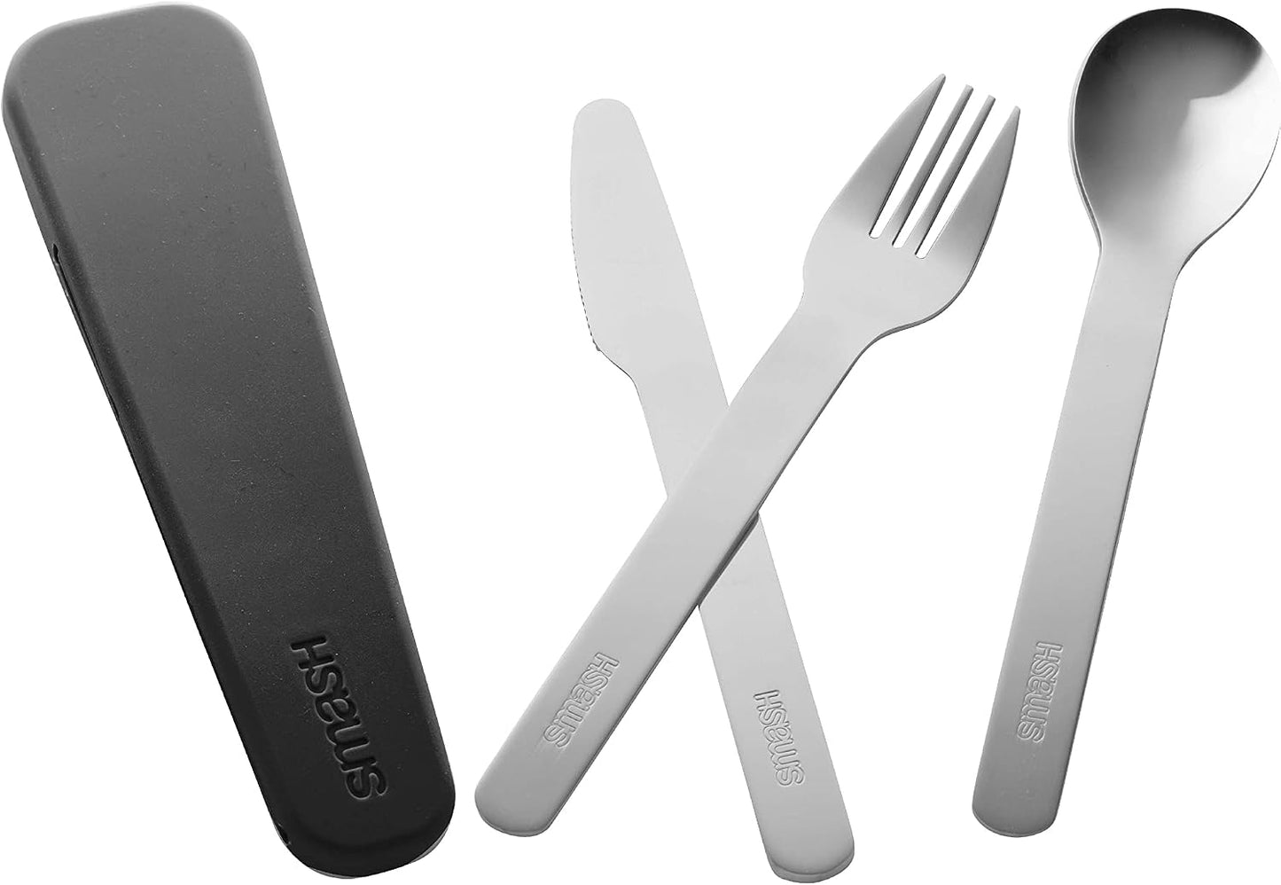 Reusable Stainless Steel Travel Utensils/Cutlery Set with Silicone Case Sage