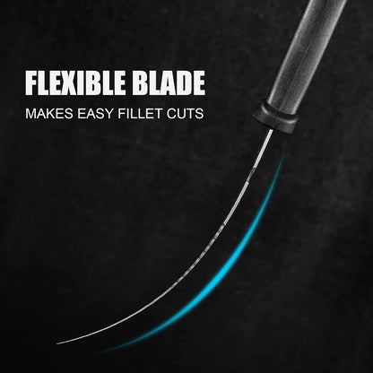 2 pcs Fishing Fillet Knife Set Stainless Steel 6.5 Inch Pro Fish Knife for Filleting, Fishing Gear, Fishing Tool Set, Fishing Sccessories Gifts for Men