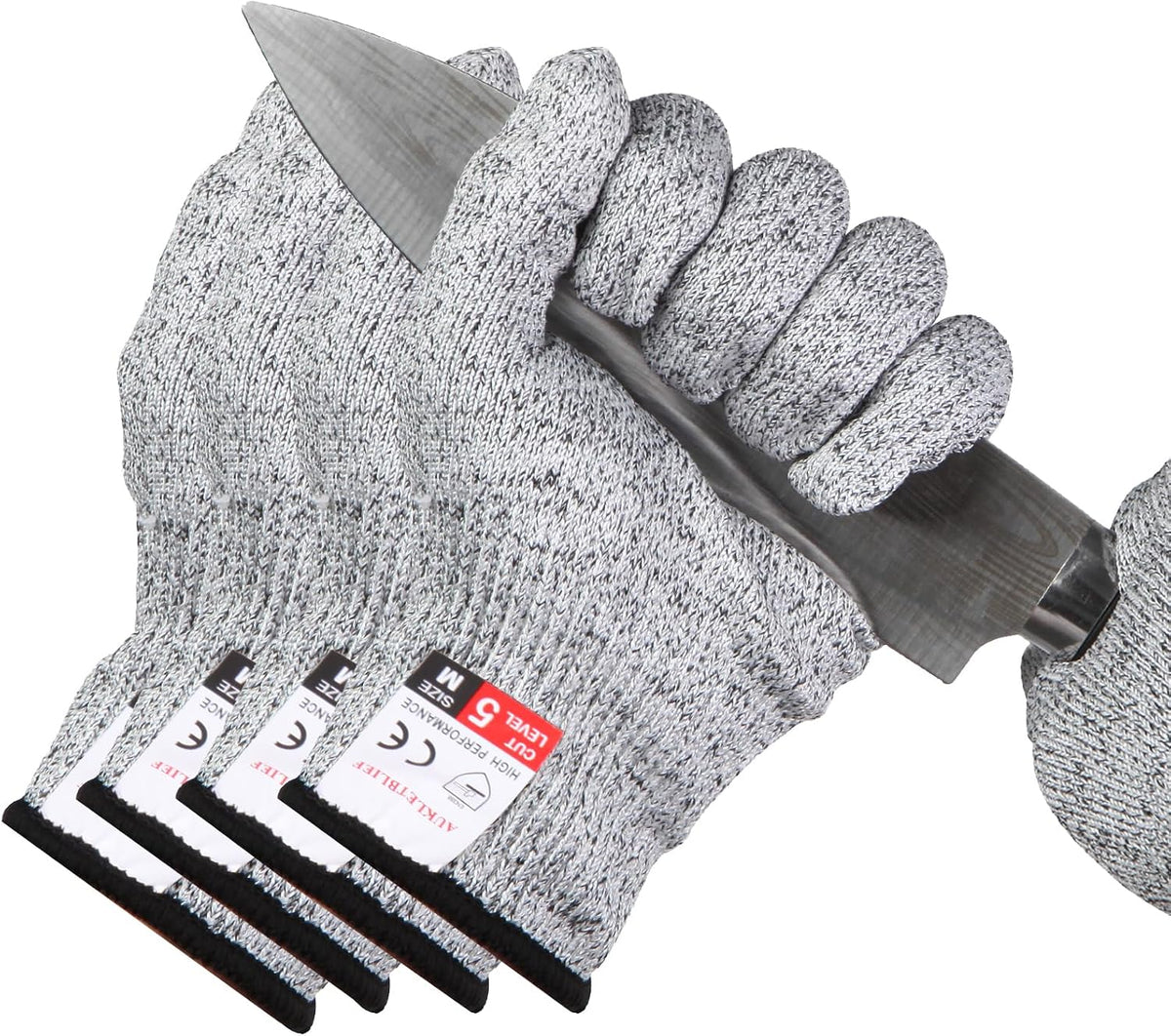 Kitchen Work Safety Protection Anti-Cutting Gloves Grade 5 Wear Resistance,Peel The Shell, Cut The Meat