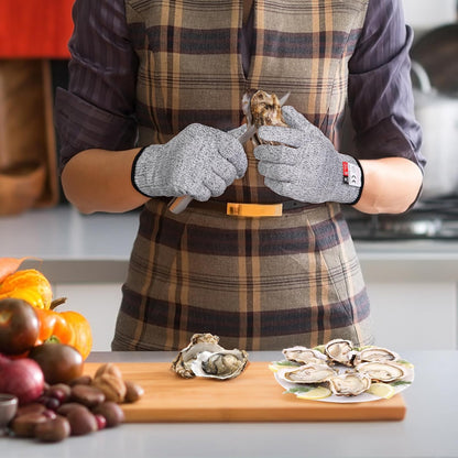 Kitchen Work Safety Protection Anti-Cutting Gloves Grade 5 Wear Resistance,Peel The Shell, Cut The Meat