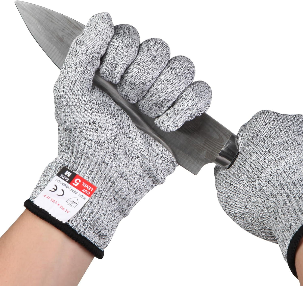 Kitchen Work Safety Protection Anti-Cutting Gloves Grade 5 Wear Resistance,Peel The Shell, Cut The Meat