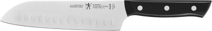 Dynamic Razor-Sharp Hollow Edge Santoku Knife 5 inch, German Engineered Informed by 100+ Years of Mastery