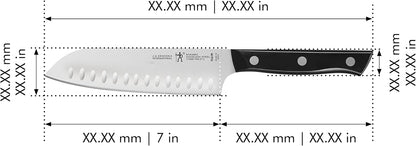 Dynamic Razor-Sharp Hollow Edge Santoku Knife 5 inch, German Engineered Informed by 100+ Years of Mastery