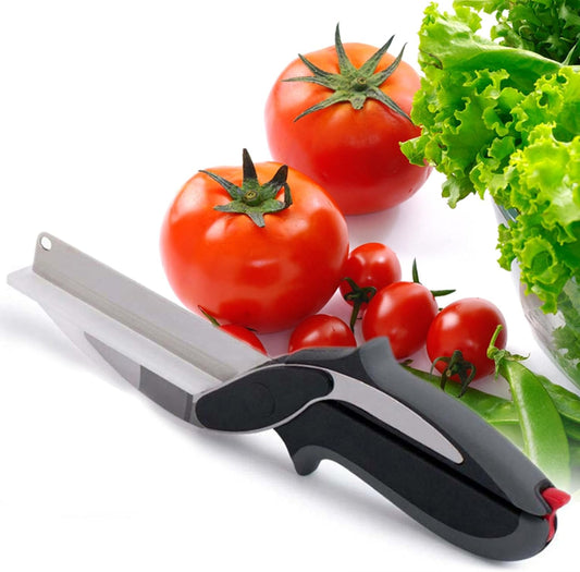2 in 1 Kitchen Scissors for Food, Separable Stainless Steel Barbecue Steak Shears, Multi‑Function Kitchen Cutter for Vegetable, Fruit & Meat