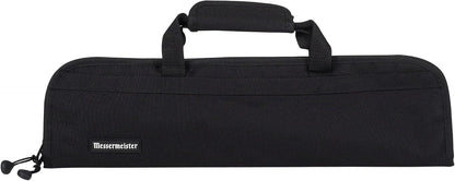 Preservation 5-Pocket Knife Luggage, Black - 5 Elasticized, Reinforced Pockets for Culinary Tools - Holds Up to 18” Knife - Made From 100% Recycled Water Bottles
