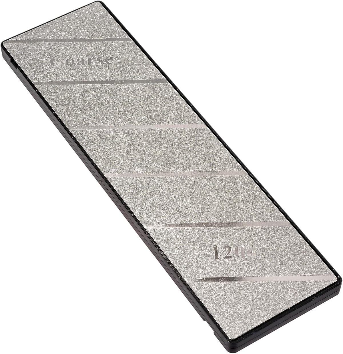10 inch Diamond Sharpening Stone 120/180 Dual Grit, Lapping Plate Knife Whetstone for Scissor Chisels Blades Grinding