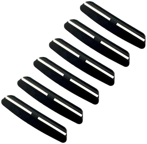 3 Pcs 15 Degree Professional Knife Sharpening Guides, Black knife sharpener Angle Guide, Perfect Assistance for Grinding Knife Blade,for Kitchen, Restaurant, Outdoor (SET-E)
