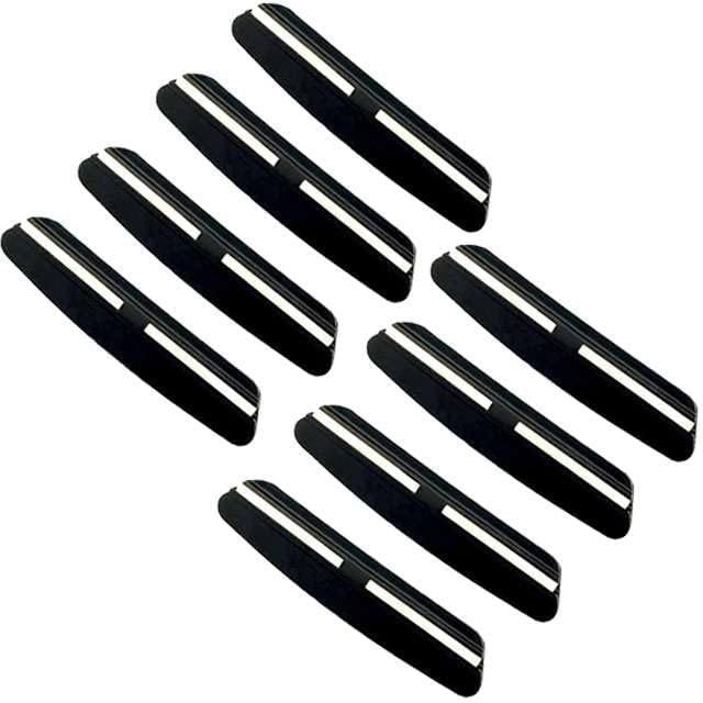 3 Pcs 15 Degree Professional Knife Sharpening Guides, Black knife sharpener Angle Guide, Perfect Assistance for Grinding Knife Blade,for Kitchen, Restaurant, Outdoor (SET-E)
