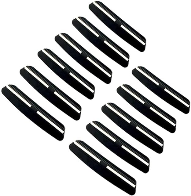 3 Pcs 15 Degree Professional Knife Sharpening Guides, Black knife sharpener Angle Guide, Perfect Assistance for Grinding Knife Blade,for Kitchen, Restaurant, Outdoor (SET-E)