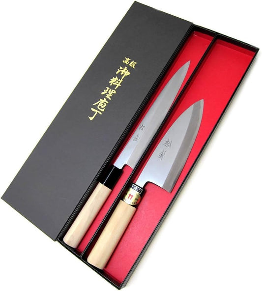 .com Yanagiba Knife & Deba Knifr Set, Sakai Shouo