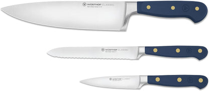WÜSTHOF Classic Coral Peach 3-Piece Chef's Knife Set