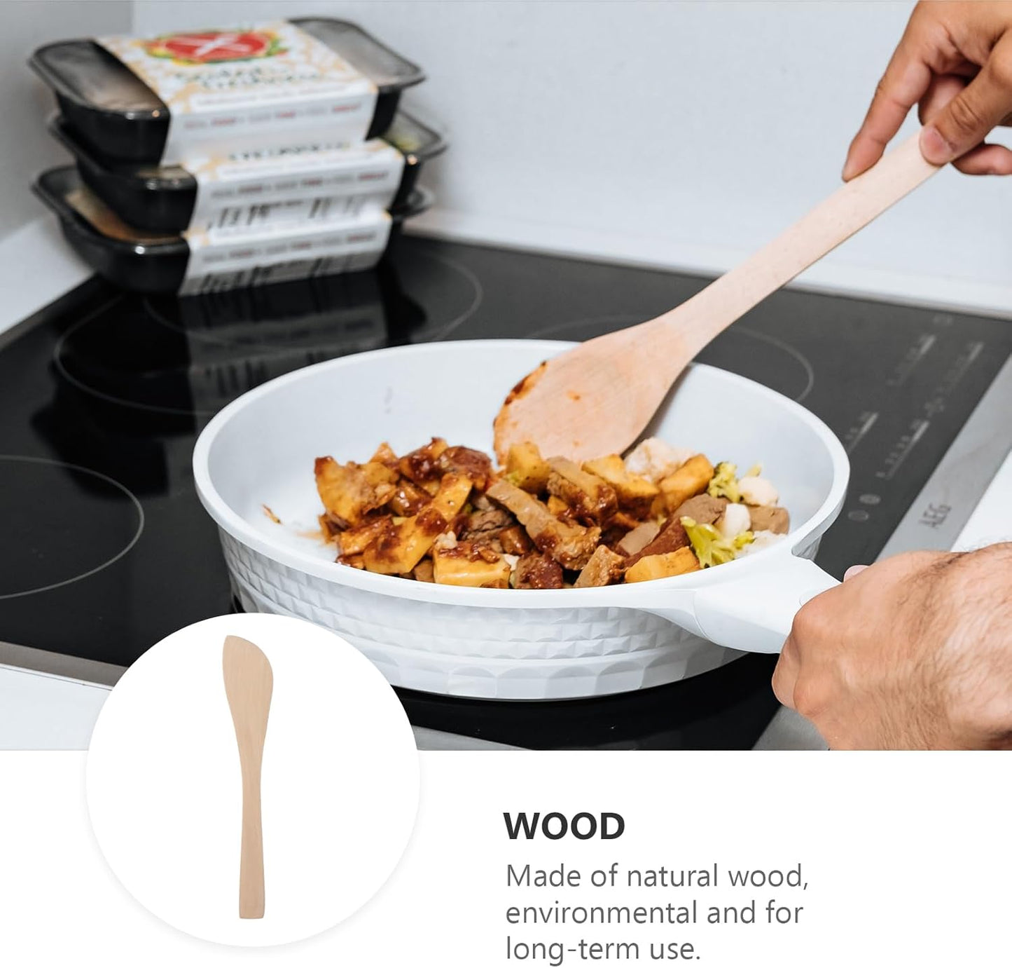 20Pcs Wooden Butter Knife, 5.9 Inch Jelly Cheese Spreaders Bread Sandwich Jam Spreaders Mini Wooden Spatulas Dip Spreading Knives for Home Kitchen Restaurant