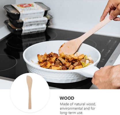 20Pcs Wooden Butter Knife, 5.9 Inch Jelly Cheese Spreaders Bread Sandwich Jam Spreaders Mini Wooden Spatulas Dip Spreading Knives for Home Kitchen Restaurant