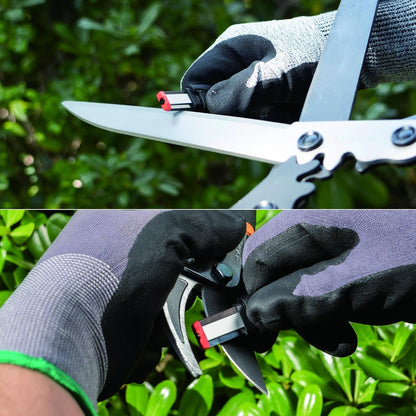129N Multipurpose Garden Tool Blade Sharpener | For Knife, Pruners, Loppers, Hedge Shears, Scissors, Axe, Hatchet, Machete, Lawn Mower Blade, Gifts for Men