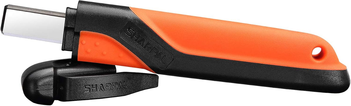 129N Multipurpose Garden Tool Blade Sharpener | For Knife, Pruners, Loppers, Hedge Shears, Scissors, Axe, Hatchet, Machete, Lawn Mower Blade, Gifts for Men