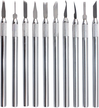 Wax Carvers Carving Knives Pottery Clay Sculpting Tool Set Steel Modeling Hand Tool