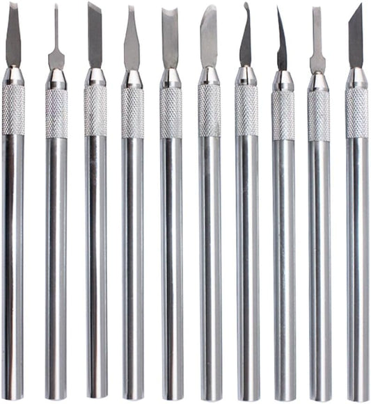 Wax Carvers Carving Knives Pottery Clay Sculpting Tool Set Steel Modeling Hand Tool