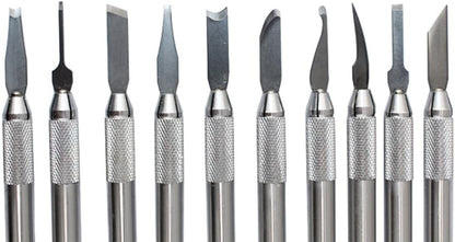 Wax Carvers Carving Knives Pottery Clay Sculpting Tool Set Steel Modeling Hand Tool