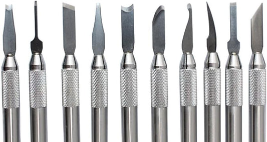 Wax Carvers Carving Knives Pottery Clay Sculpting Tool Set Steel Modeling Hand Tool