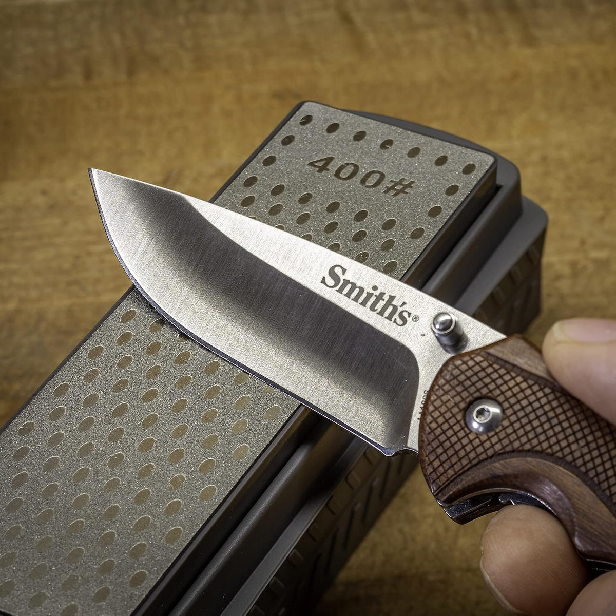 Smith's 51312 6" DUALGRIT FINE Diamond Stone Gray