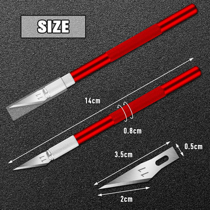 16-Piece Exacto Knife Set, Craft Knife & Hobby Knife Kit, Precision Knife with Magnetic Storage Case, Exacto Knife for Crafting, Paper, Foam, Vinyl, Models, 3D Printing, Junk Journal Supplies