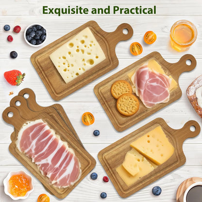 2 Sets Bridal Shower Game Prizes, Mini Charcuterie Boards, Acacia Wooden
