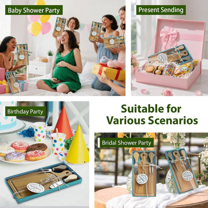 2 Sets Bridal Shower Game Prizes, Mini Charcuterie Boards, Acacia Wooden