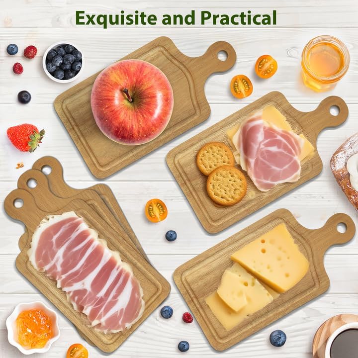 2 Sets Bridal Shower Game Prizes, Mini Charcuterie Boards, Acacia Wooden