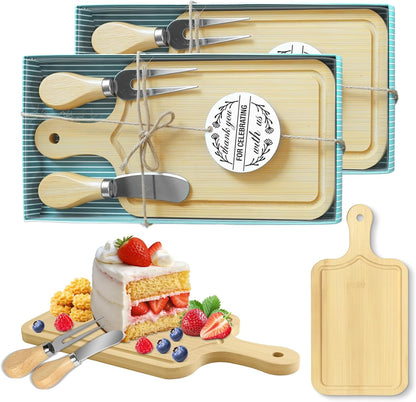 2 Sets Bridal Shower Game Prizes, Mini Charcuterie Boards, Acacia Wooden