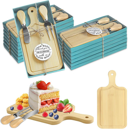 2 Sets Bridal Shower Game Prizes, Mini Charcuterie Boards, Acacia Wooden